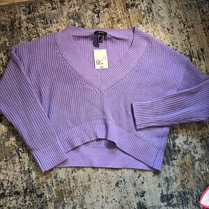 NWT forever 21 cropped sweater